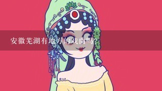 安徽芜湖有地方的戏曲吗?