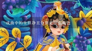 戏曲中的生旦净丑分别是什么角色