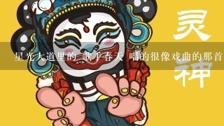 星光大道里的 歌手春天 唱的很像戏曲的那首歌叫什么名 (两个木偶)