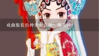 戏曲服装的种类有几种？哪几种？