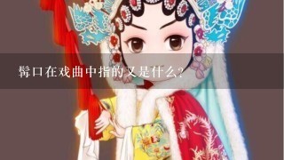 髯口在戏曲中指的又是什么？