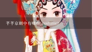 芊芊京剧中有哪些 costume?