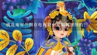 桃花庵崔兰田在电视剧中是如何演绎的?